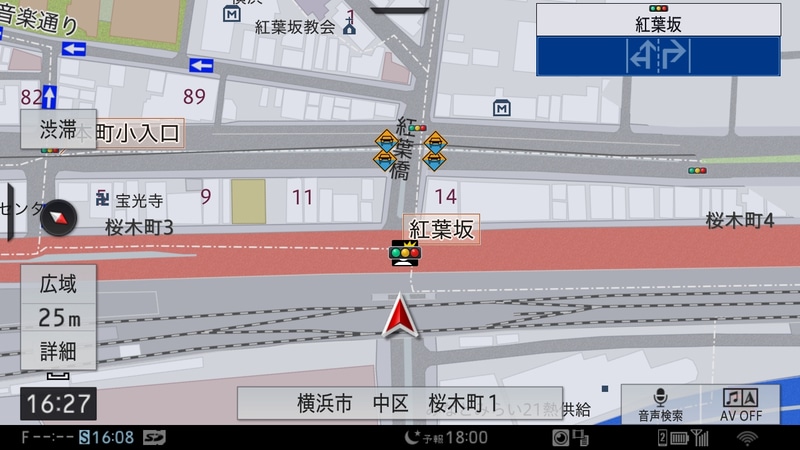 冠水注意地点表示