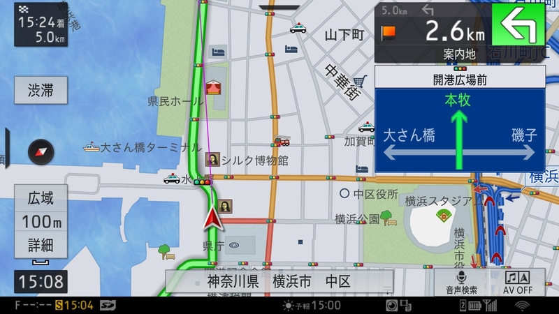 方面案内看板も分かりやすい