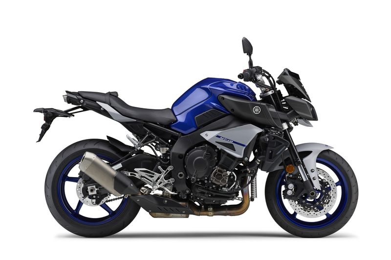 ディープパープリッシュブルーメタリックのMT-10 ABS