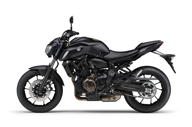 「マットダークグレーメタリック」のMT-07 ABS