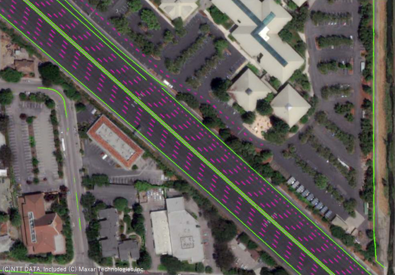 衛星画像から地図情報を抽出