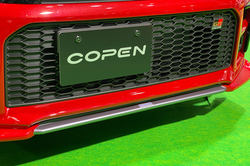 リップ中央にはD-SPORTのロゴ