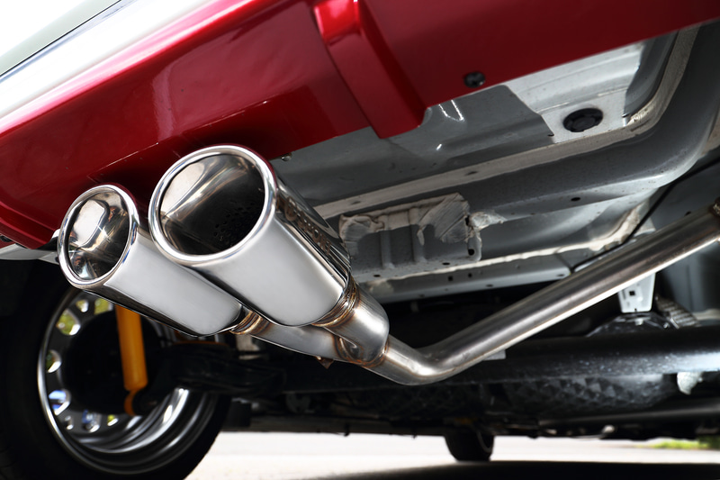 スポーツマフラーCD feat.5ZIGEN（9万9000円：税別）。NA専用でトヨタ タンク/ルーミー、ダイハツ トール、スバル ジャスティにも装着可能