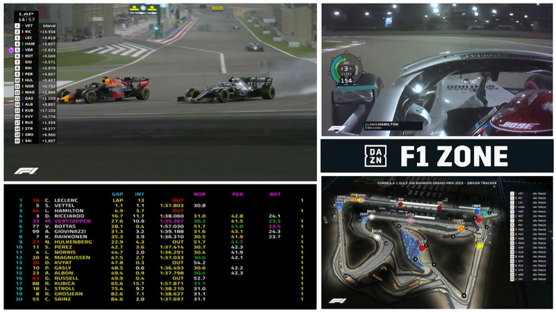 マルチスクリーンでさまざまな角度からレースを見ることができる「F1 ZONE（ゾーン）」