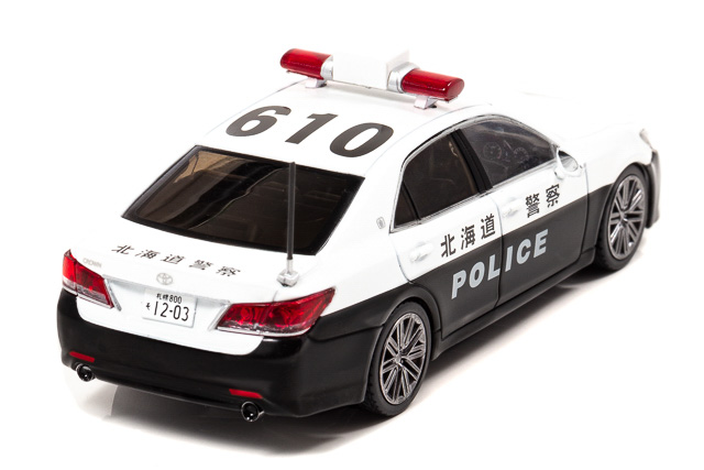 トヨタ クラウン アスリート（GRS214）2017 北海道警察交通部交通機動隊車両（610）