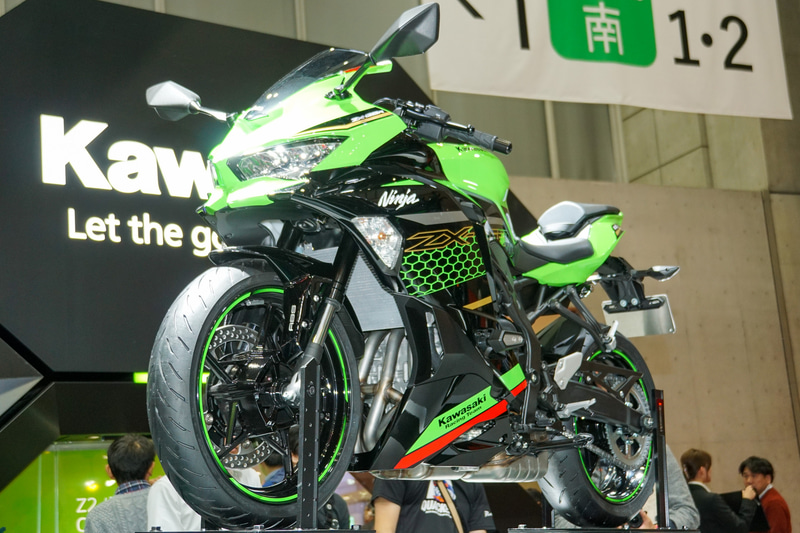 「第46回東京モーターショー2019」でワールドプレミアされた「Ninja ZX-25R」