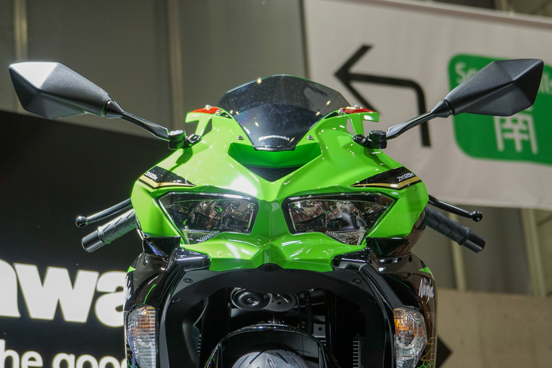 「第46回東京モーターショー2019」でワールドプレミアされた「Ninja ZX-25R」