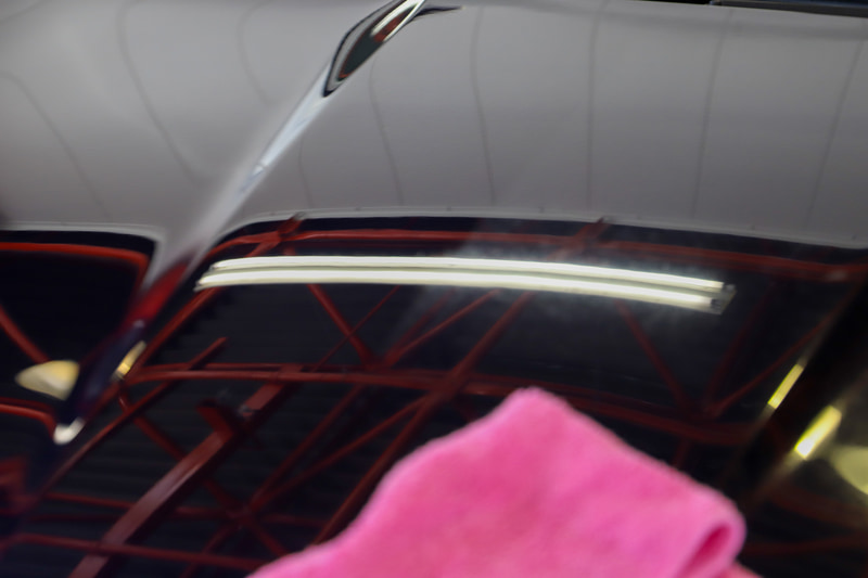 タオルでなでてみるとその差は歴然。驚きのあまり笑いが止まらなかった