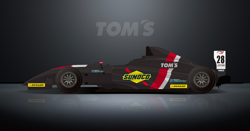 FIA-F4選手権に参戦する28号車「TOM'S YOUTH」
