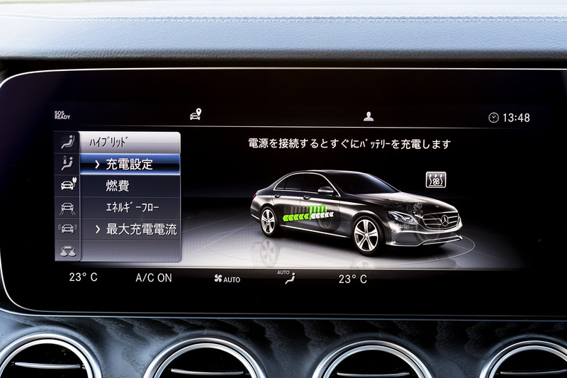 インテリアもE 350 アバンギャルドスポーツに準じた装備となる