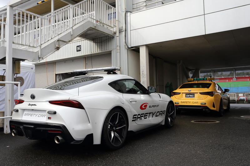 セーフティカーにも新型スープラが導入されていた