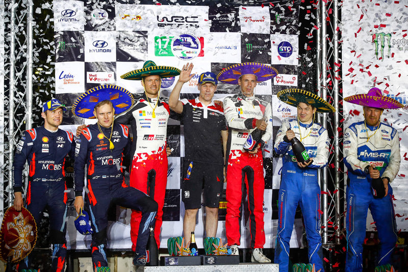 WRC 第3戦 ラリー・メキシコでTOYOTA GAZOO Racing World Rally Teamのオジエ選手が今季初優勝