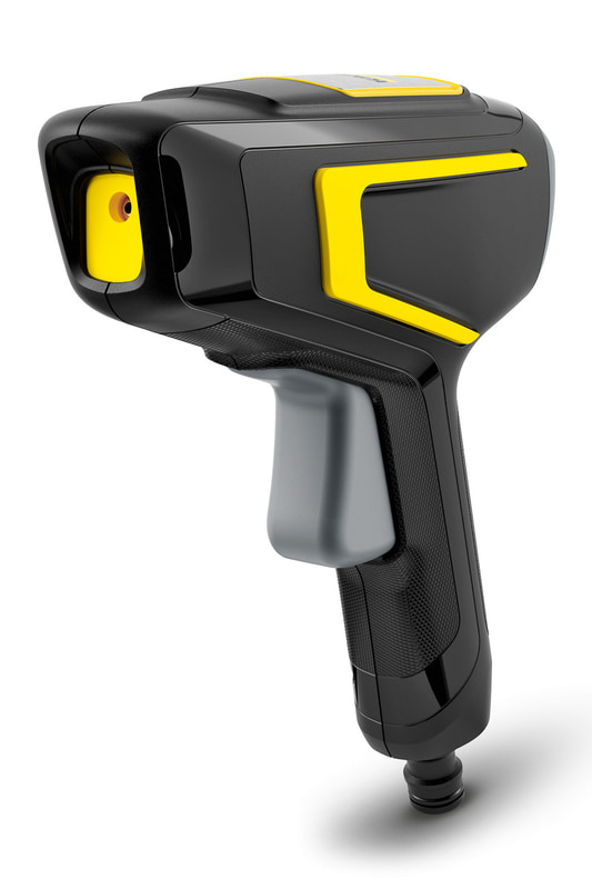 ノズルが回転してらせん状に放水。泥汚れなどを効率よく洗い流し、洗浄時間を最大50％短縮