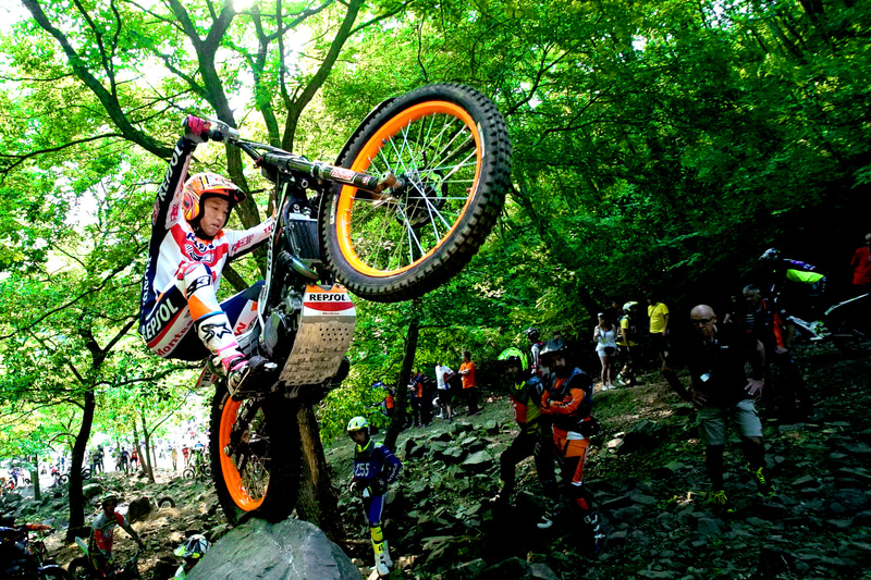 6月6日～7日開催予定の「2020 FIM トライアル世界選手権 第2戦 ストライダー 日本グランプリ」が延期（写真はすべて2019年開催時のもの）