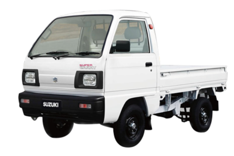 現在ある2つの工場で生産している4車種。上段の左が「シアズ」、右が「スイフト」、下段の左が「エルティガ」、右が「キャリイ」