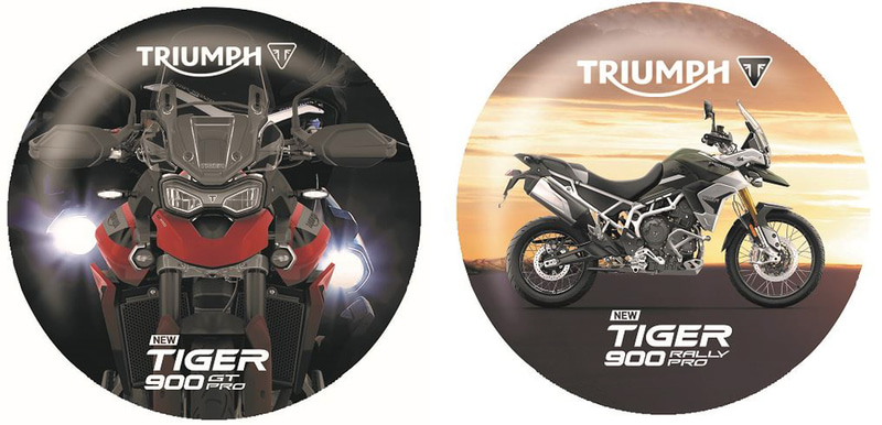 新型TIGER 900オリジナル缶バッジ（直径37mm）