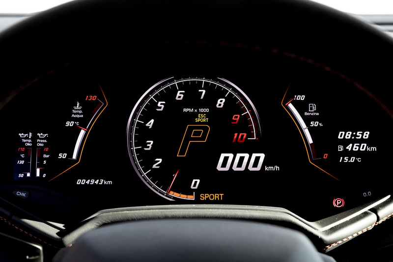 メーターの表示も好みに応じて変更可能