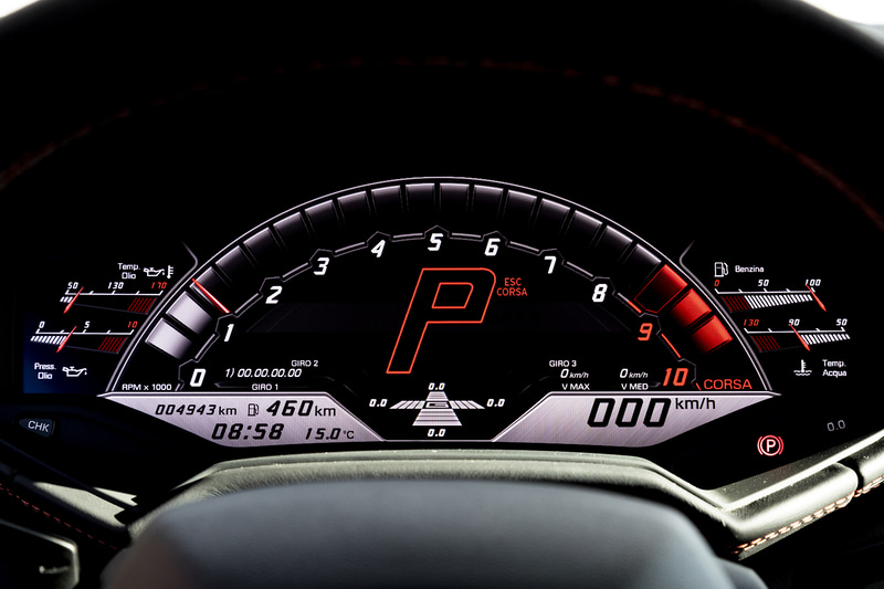 メーターの表示も好みに応じて変更可能