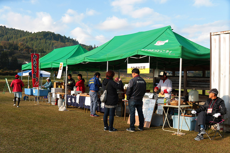 SSのコースのすぐそばにイベント会場が用意された