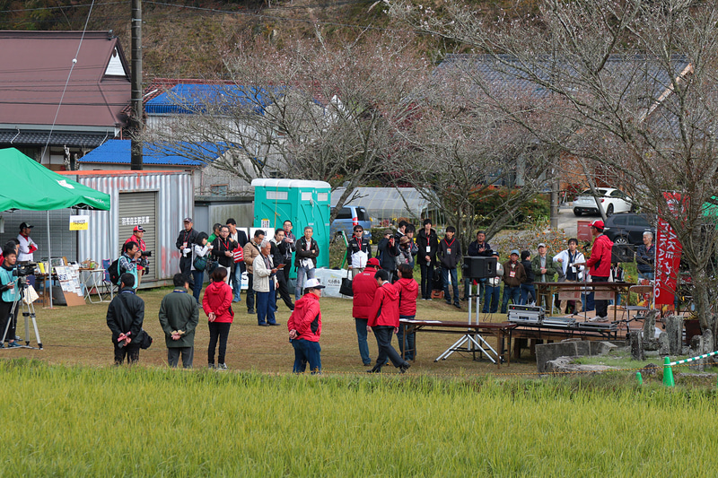 SSのコースのすぐそばにイベント会場が用意された