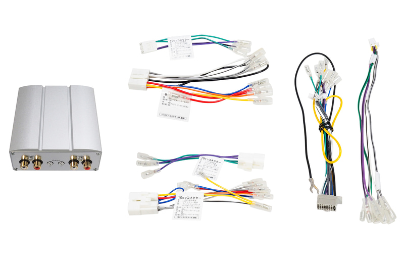 トヨタとダイハツのディーラーオプションナビにカプラーオンで接続可能なマイクロパワーアンプキット「PA2T1」