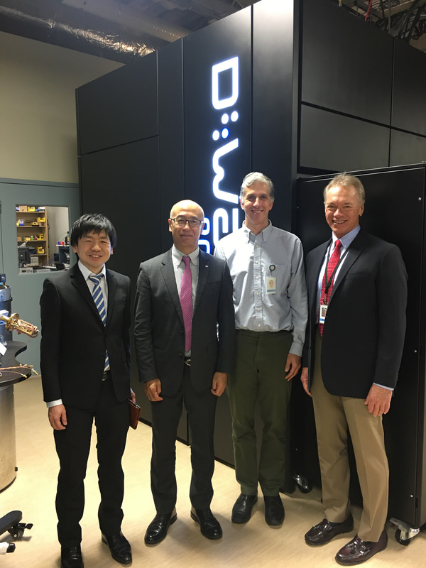 D-Wave Systems本社にて、デンソー社員とD-Wave社員
