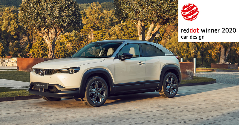 2020年レッド・ドット賞：プロダクトデザイン賞を受賞した「MX-30」