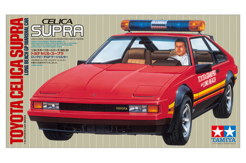 ルーフの回転灯はメッキパーツと透明パーツで構成され、リトラクタブルヘッドライトはワンタッチで開閉可能となる。初回発売月は1983年5月で、37年ぶりの再販となる