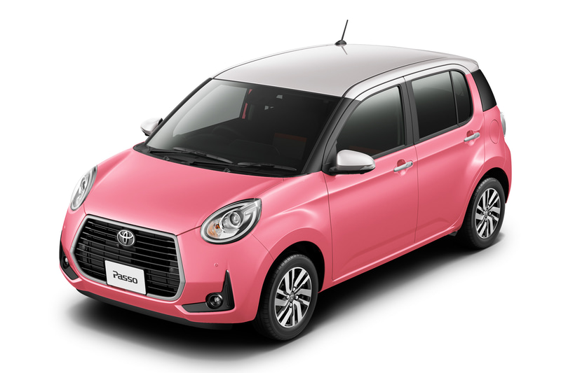 ボディカラーは特別設定色「ジューシーピンクメタリック」（上段左）など全10色を用意する