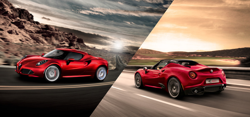 ミッドシップスポーツカー「4C」「4C スパイダー」の最終受注受付を開始