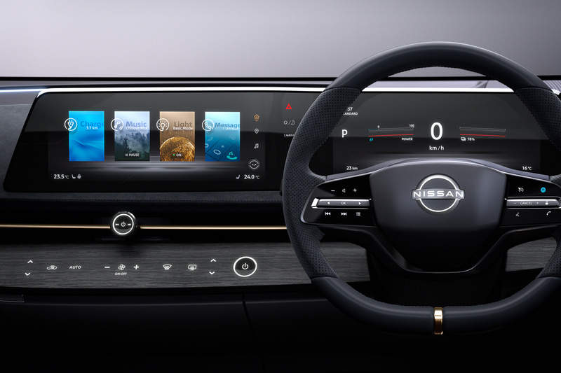 ニッサン アリア コンセプトのインテリア