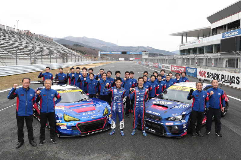 富士スピードウェイで行なわれたシェイクダウン