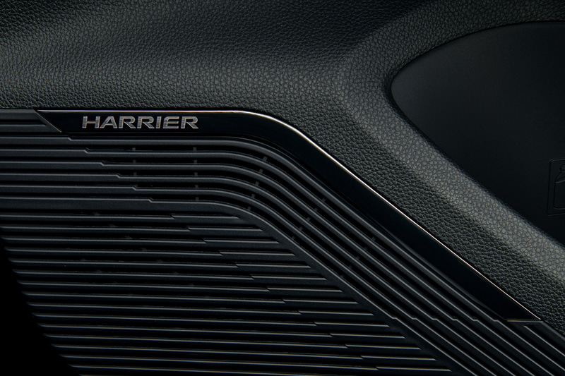 新型ハリアーのインテリア