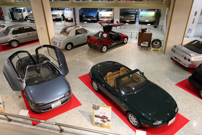 1980年代～1990年代のクルマもとても充実しています