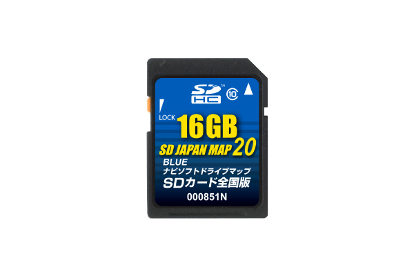 SD JAPAN MAP 20 BLUE 全国版（16GB）