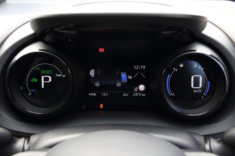 ヤリス HYBRID Zのインテリア