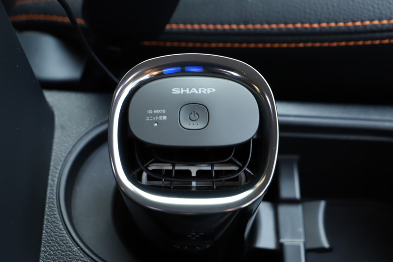 静音モードの約2倍のプラズマクラスターイオンを放出する「中」モード