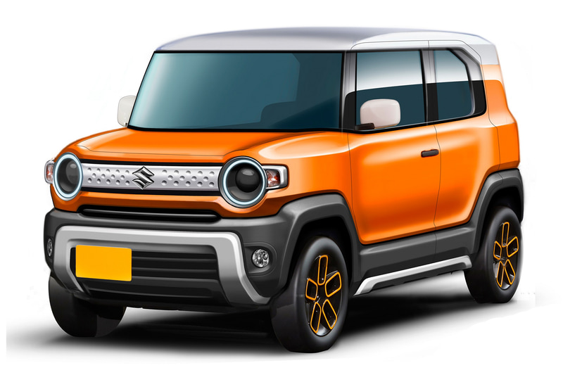 開発初期のスケッチ案の1つ（提供：スズキ）