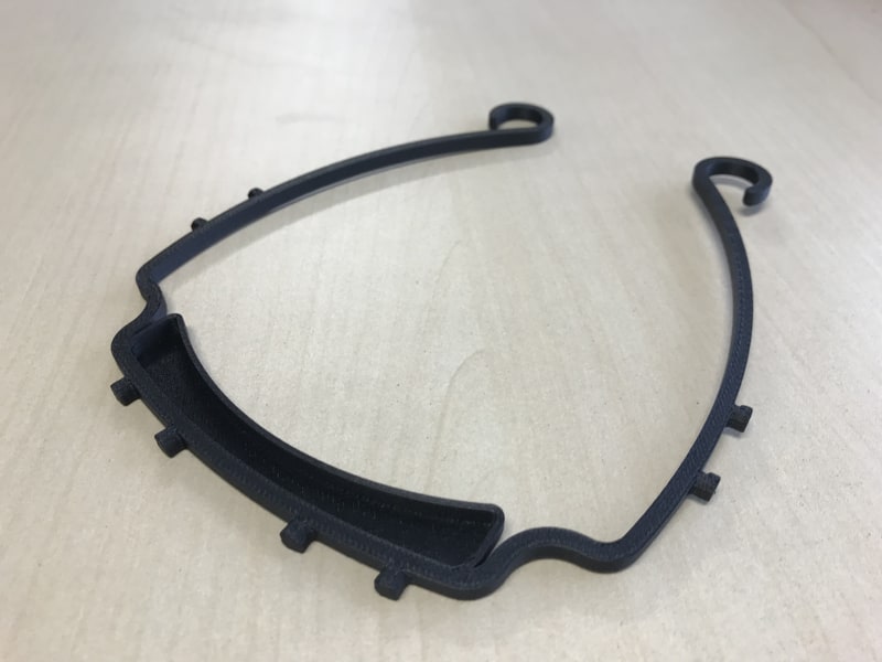 ニスモが製造したフェイスシールドのフレーム