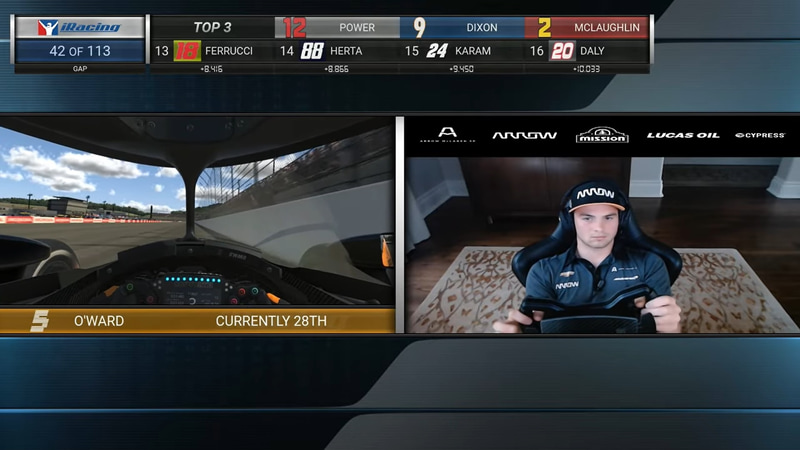 現実のレース中には見ることができないトップ選手の真剣な眼差しが観られるのもバーチャルレースの特典のひとつ