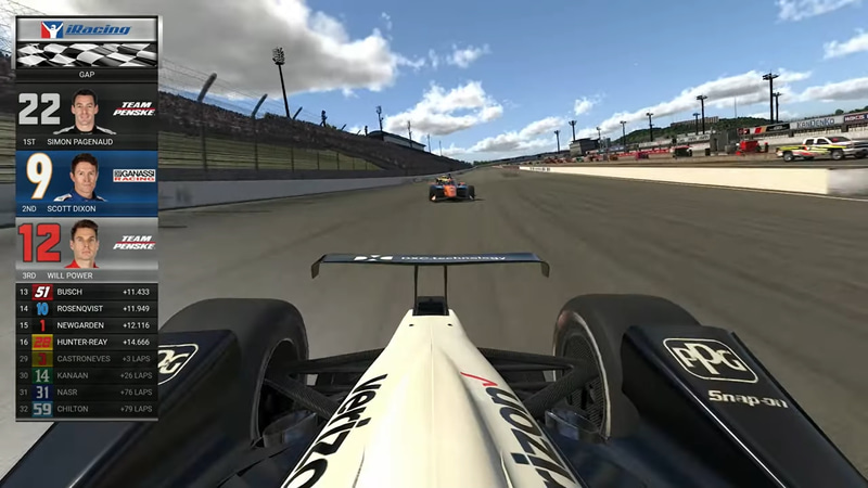 優勝は#22サイモン選手、2位は#9スコット選手、3位は#12ウィル選手