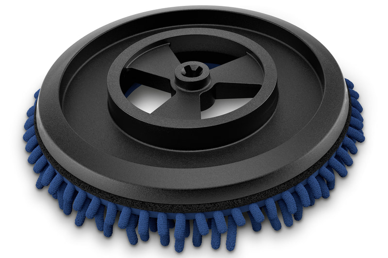 カー＆バイクのマイクロファイバー部分は面ファスナーで固定され、外して洗えるようになっている