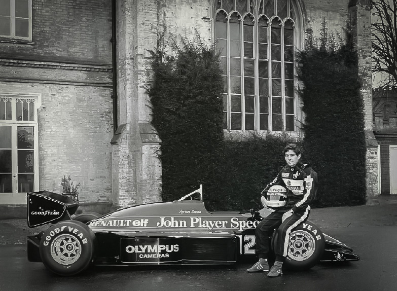 1985年4月21日に行なわれたF1 ポルトガルGPの写真（Credit：Classic Team Lotus）