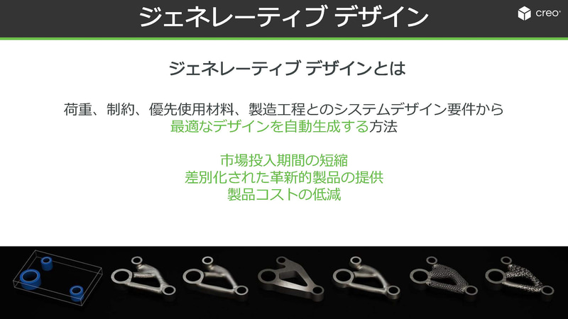 ジェネレーティブ・デザイン（出典：PTC）