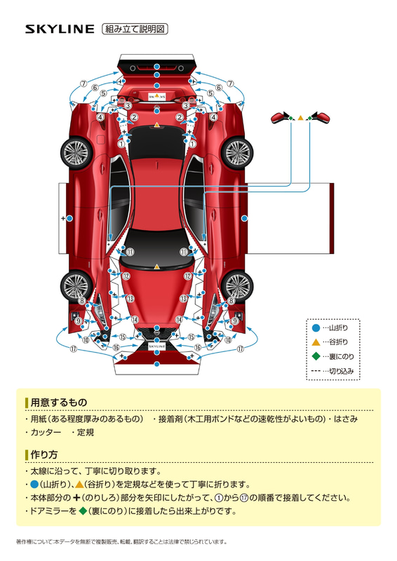 組み立て説明書も付属する