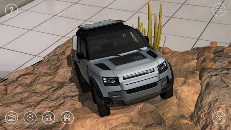 「DEFENDER AR」アプリのイメージ