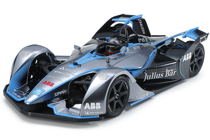 タミヤが新開発したTC-01 シャーシは、フォーミュラE Gen2で登場する