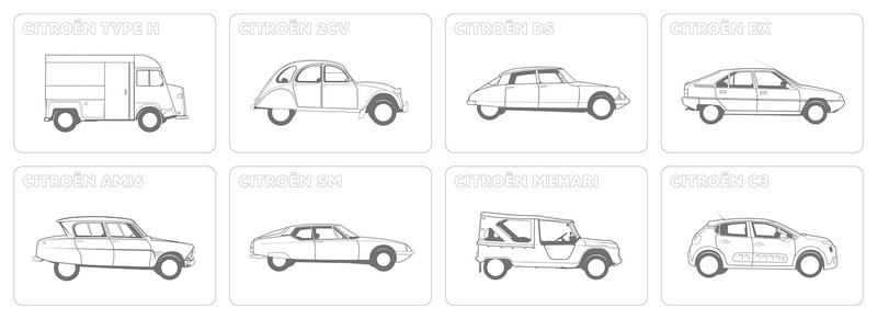 塗り絵は全8モデル