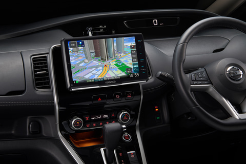 ケンウッド、新型“彩速ナビ”4モデル。フローティング機構の9V型HD