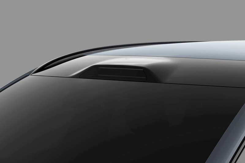 ルーフに一体化させたルミナーのLiDAR